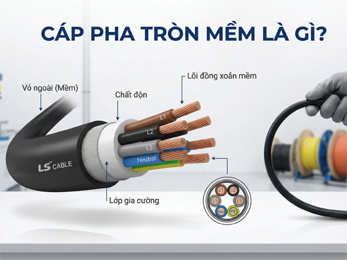 Cáp pha tròn mềm là gì? Những vấn đề cần biết khi sử dụng - 2