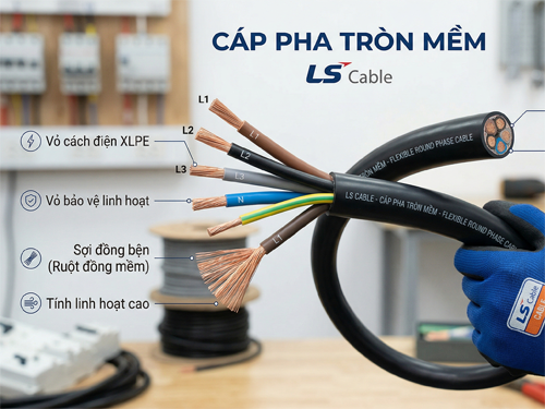 Cáp pha tròn mềm là gì? Những vấn đề cần biết khi sử dụng - 6