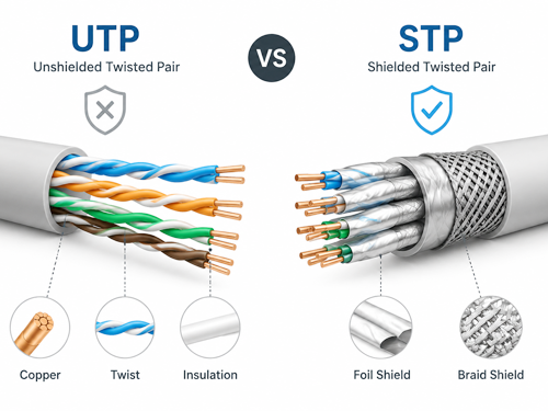 Làm sao phân biệt cáp xoắn đôi UTP và STP? - 5
